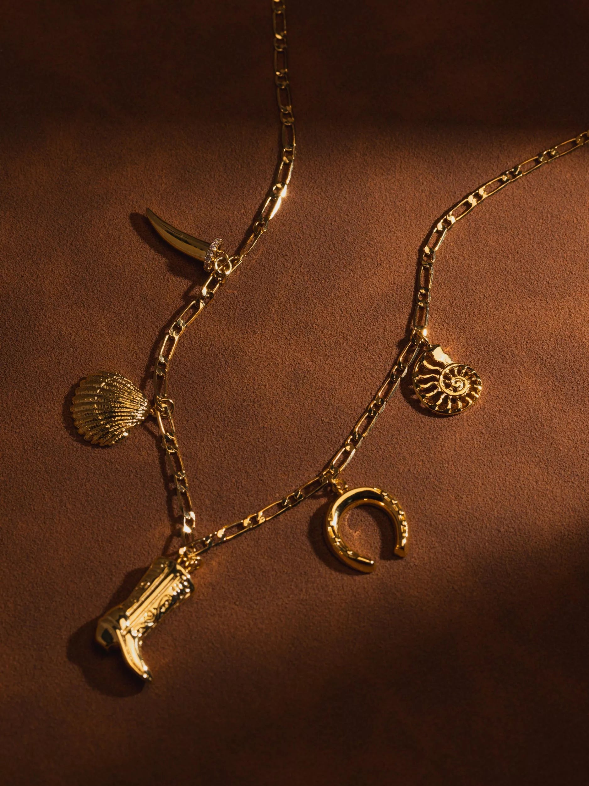 Orelia western charm necklace 43cm, imported from the UK