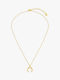 Orelia horseshoe necklace gold pendant cubic zirconia (British brand)