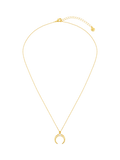 Orelia horseshoe necklace gold pendant cubic zirconia (British brand)