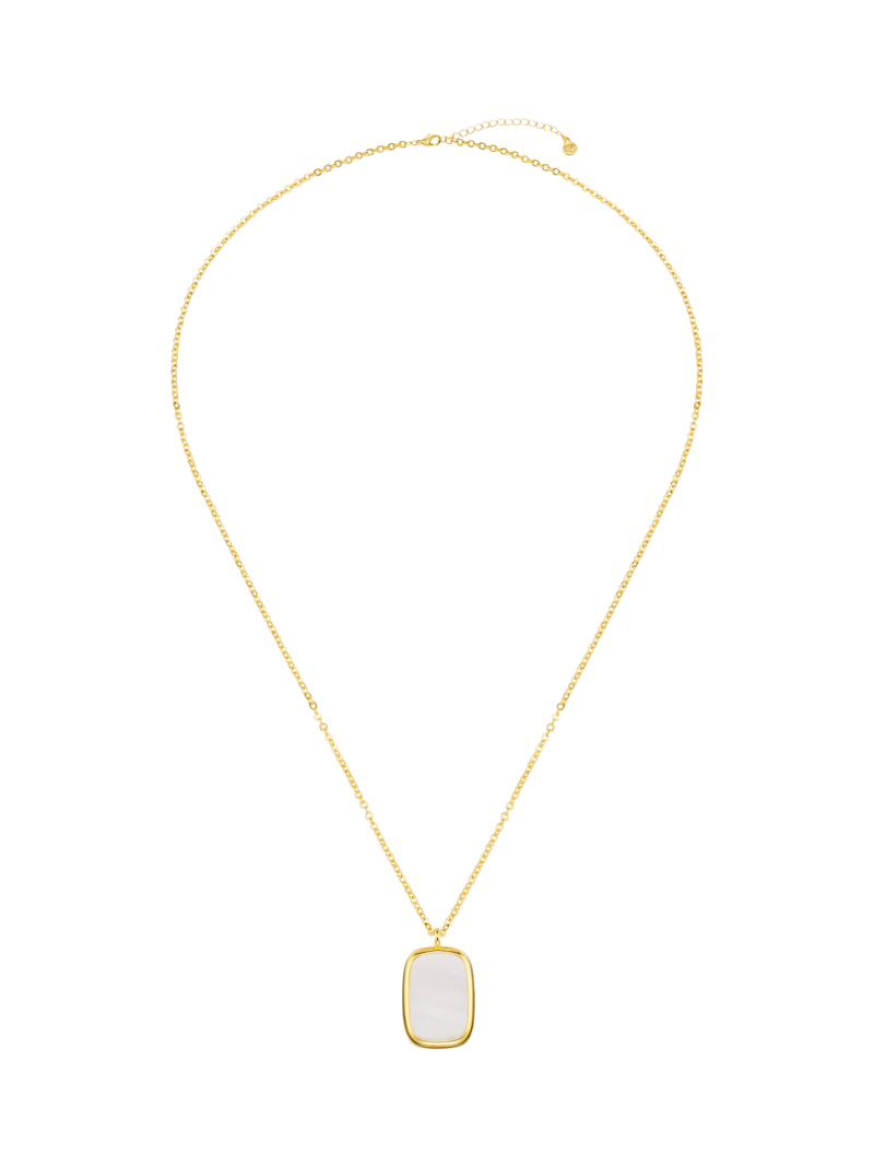 Orelia statement enamel pendant necklace 750mm chain, imported from the UK
