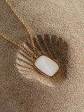 Orelia statement enamel pendant necklace 750mm chain, imported from the UK