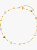 Orelia gold plated chip and bead necklace, UK version