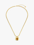 Orelia Tiger's Eye pendant necklace gold plated (British brand)