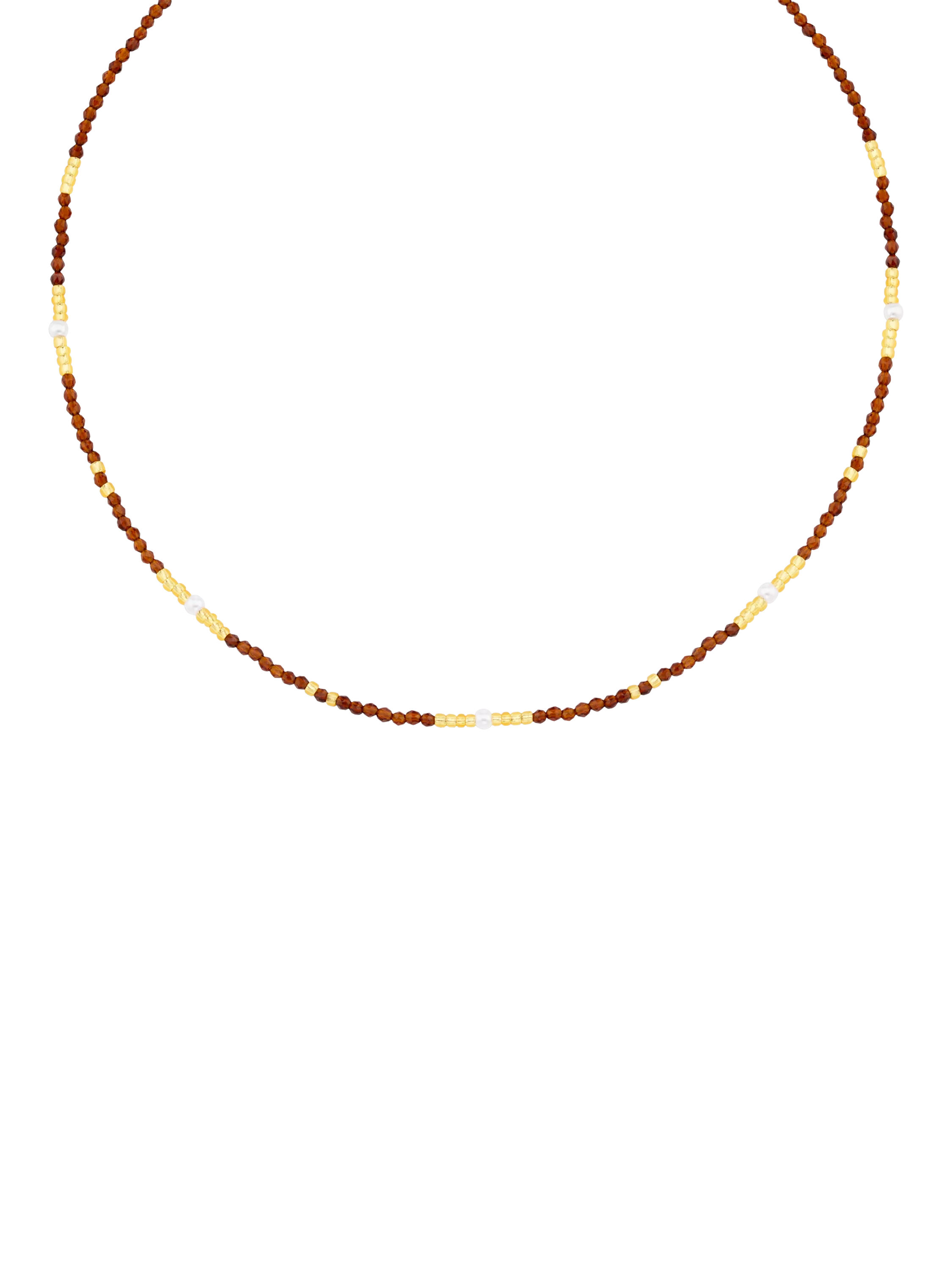 Orelia sunset bead and pearl necklace - British product