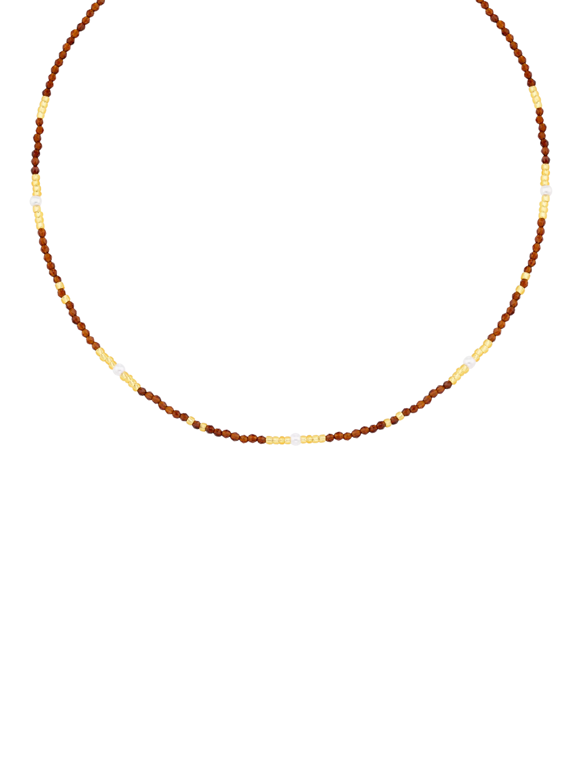 Orelia sunset bead and pearl necklace - British product