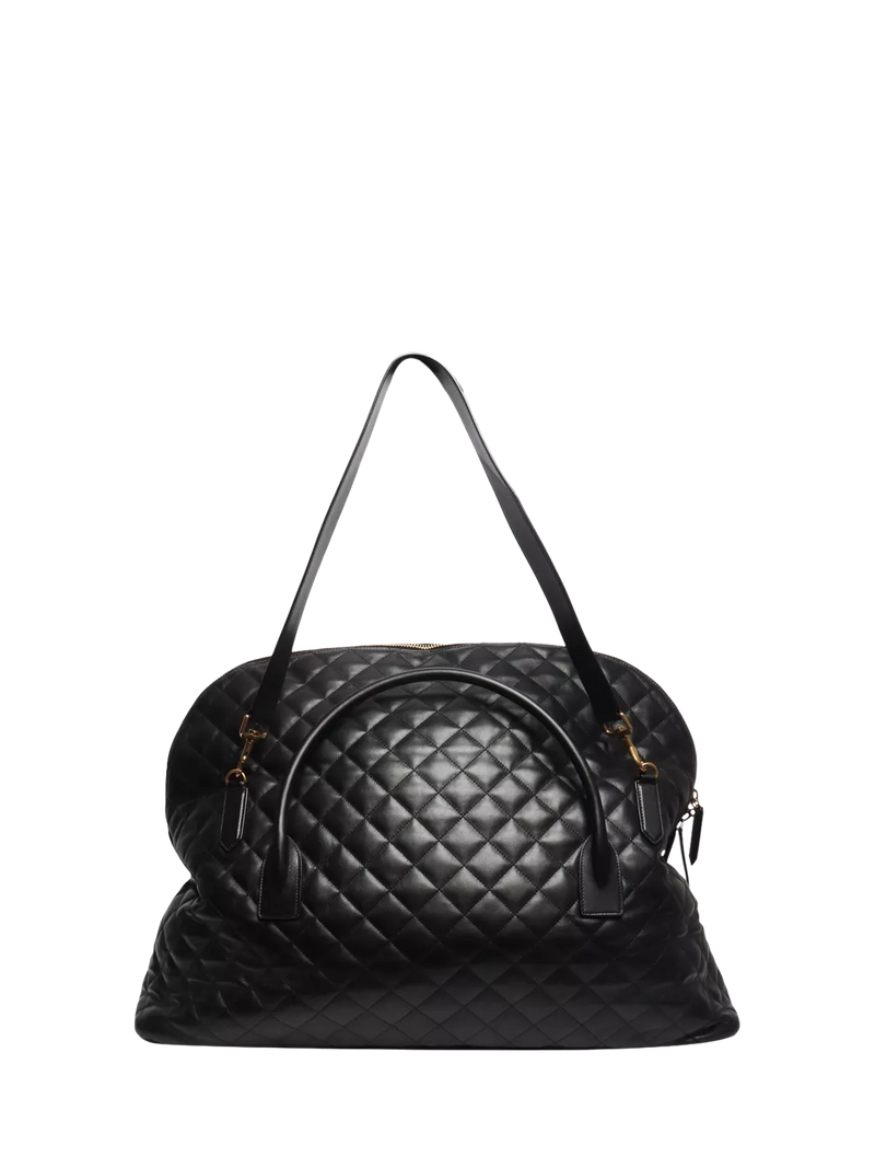 SAINT LAURENT giant travel bag in black, imported from the UK