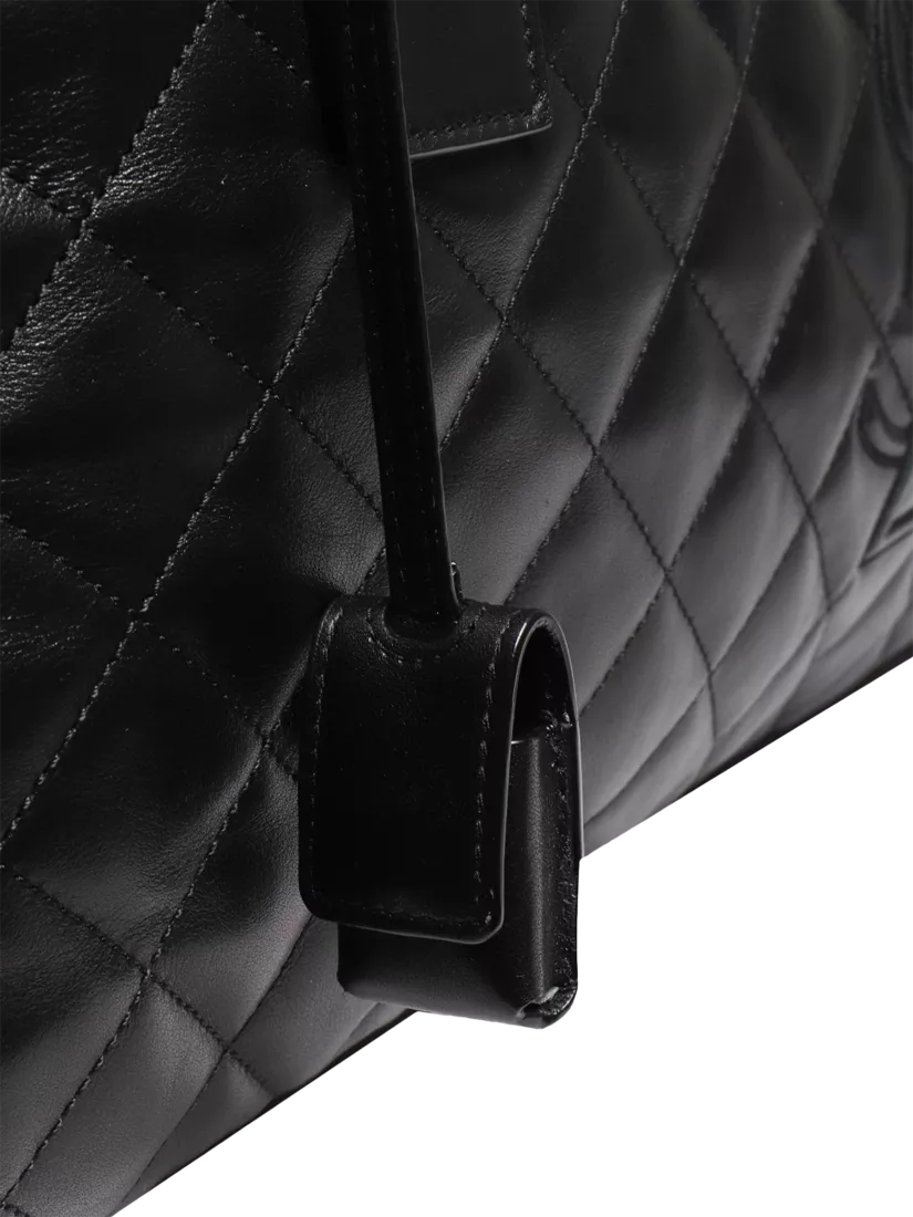 SAINT LAURENT giant travel bag in black, imported from the UK