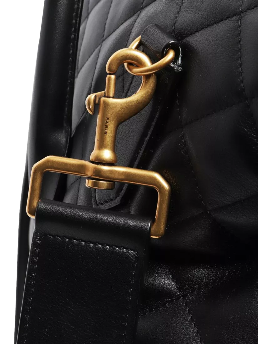 SAINT LAURENT giant travel bag in black, imported from the UK