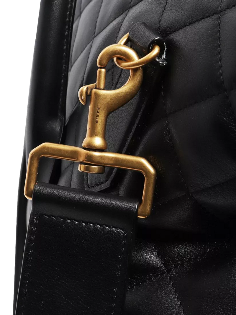 SAINT LAURENT giant travel bag in black, imported from the UK