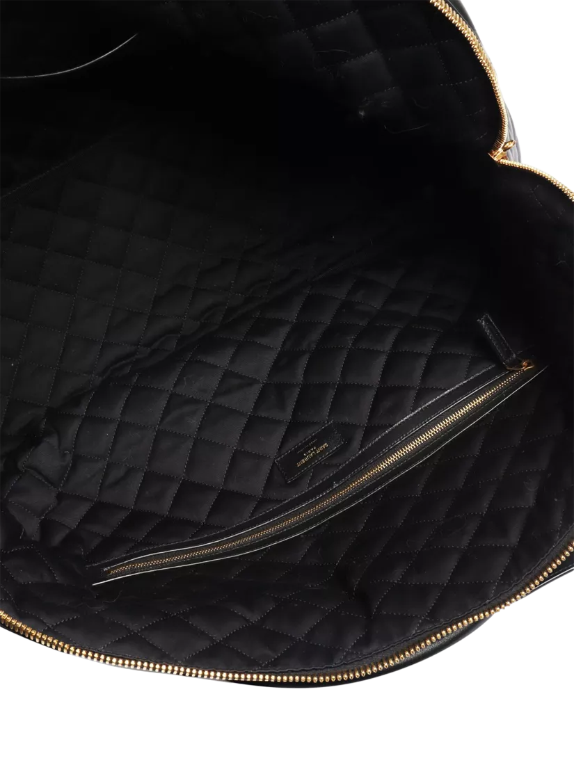 SAINT LAURENT giant travel bag in black, imported from the UK