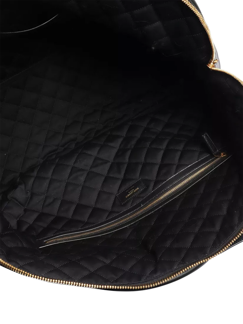 SAINT LAURENT giant travel bag in black, imported from the UK