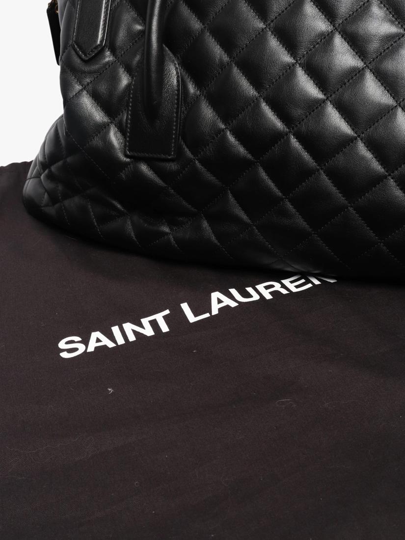 SAINT LAURENT giant travel bag in black, imported from the UK