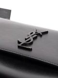 SAINT LAURENT medium Sunset crossbody bag black leather, UK version