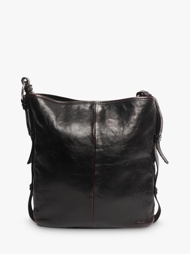 SAINT LAURENT brown leather vintage Mombasa bag (British brand)