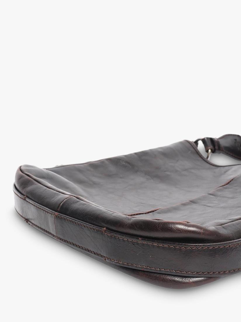 SAINT LAURENT brown leather vintage Mombasa bag (British brand)