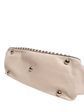 Pre-loved Valentino Rockstud shoulder bag cream leather, imported from the UK