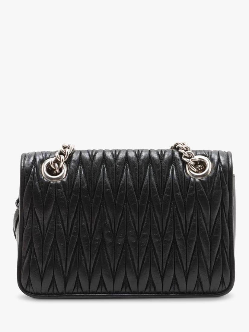 Miu Miu Matelassé leather chain bag black (British brand)