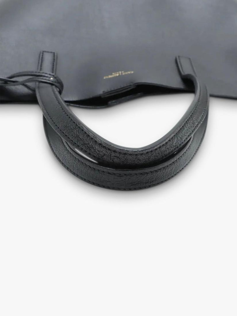 Saint Laurent black leather tote bag - British product
