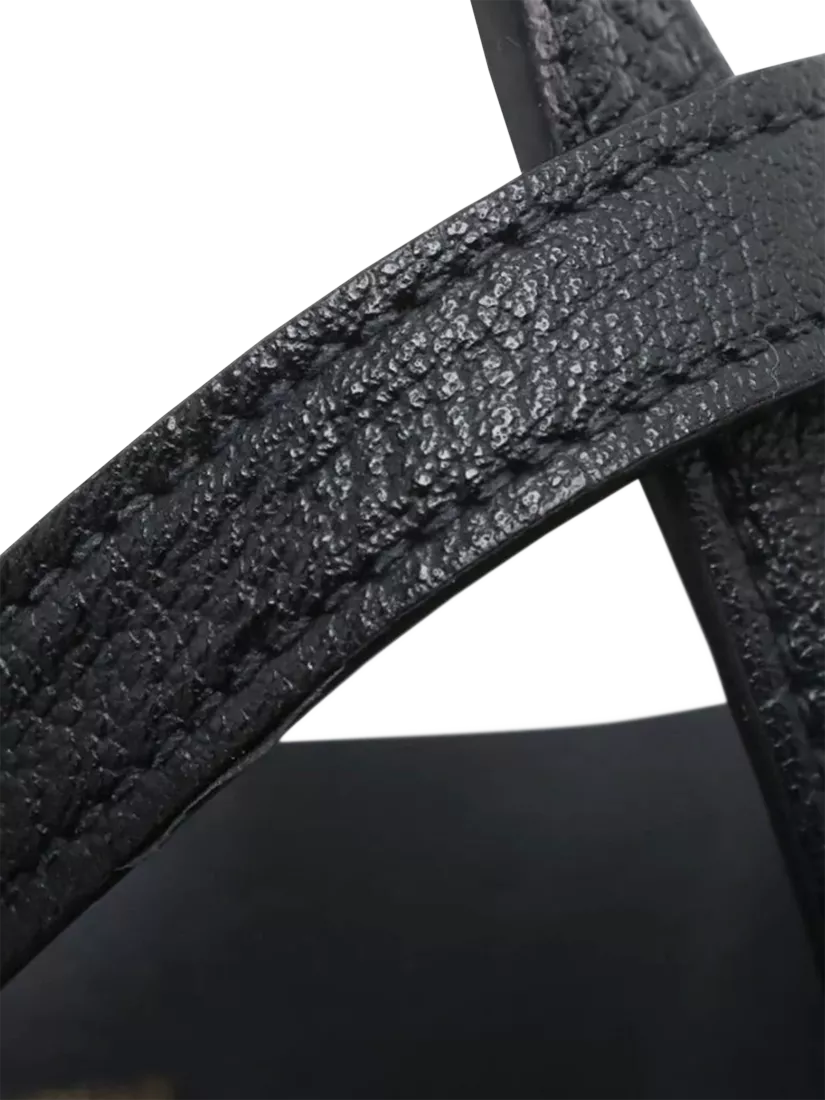 Saint Laurent black leather tote bag - British product