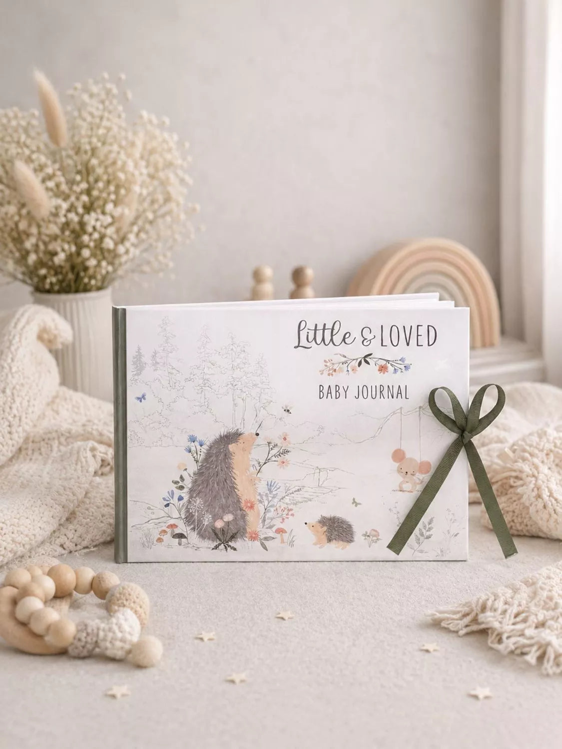 Bumbles & Boo baby gift hamper with personalised card, UK version