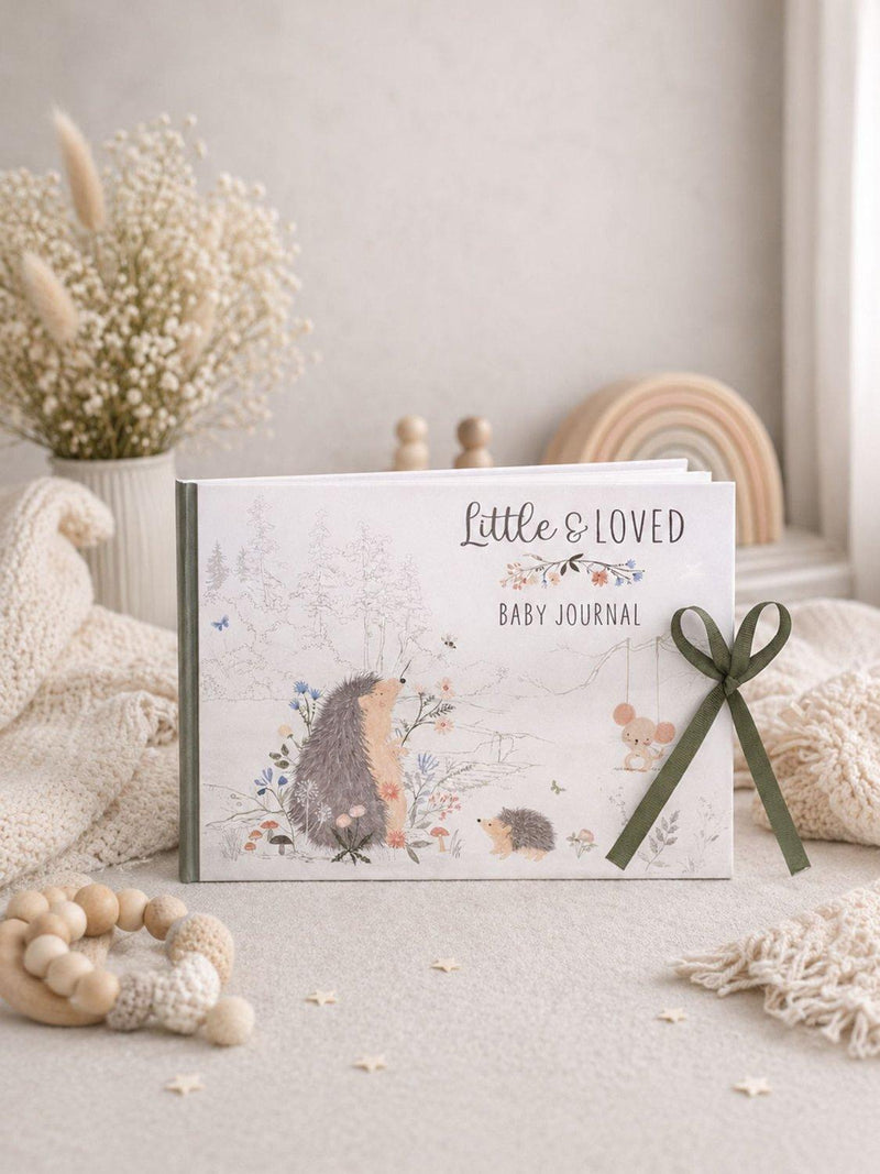 Bumbles & Boo baby gift hamper with personalised card, UK version