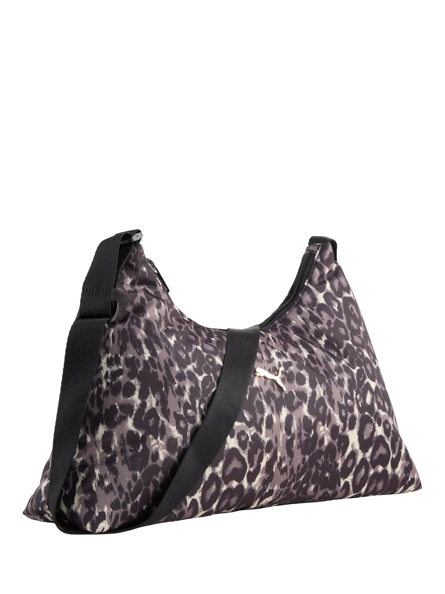 PUMA duffle bag black leopard print medium 5L - British product