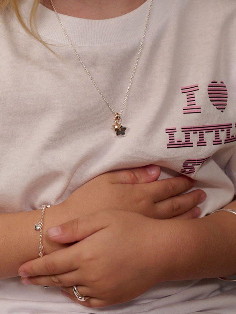Little Star Suki pendant silver with 38cm chain, imported from the UK