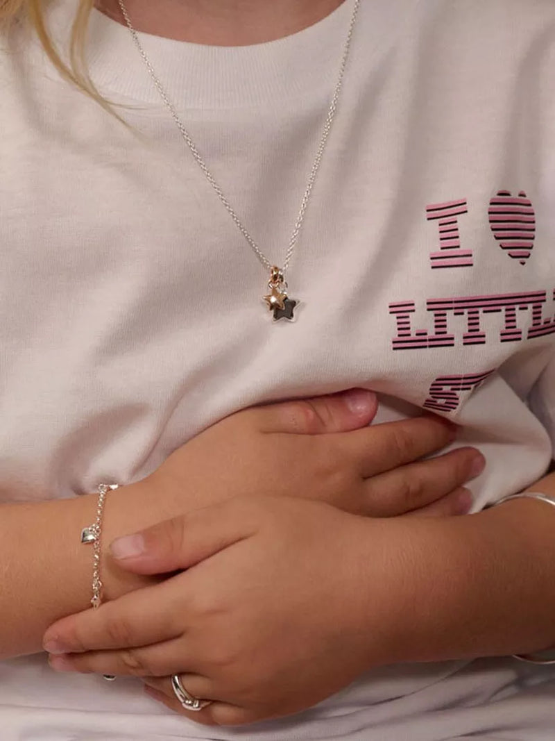 Little Star Suki pendant silver with 38cm chain, imported from the UK