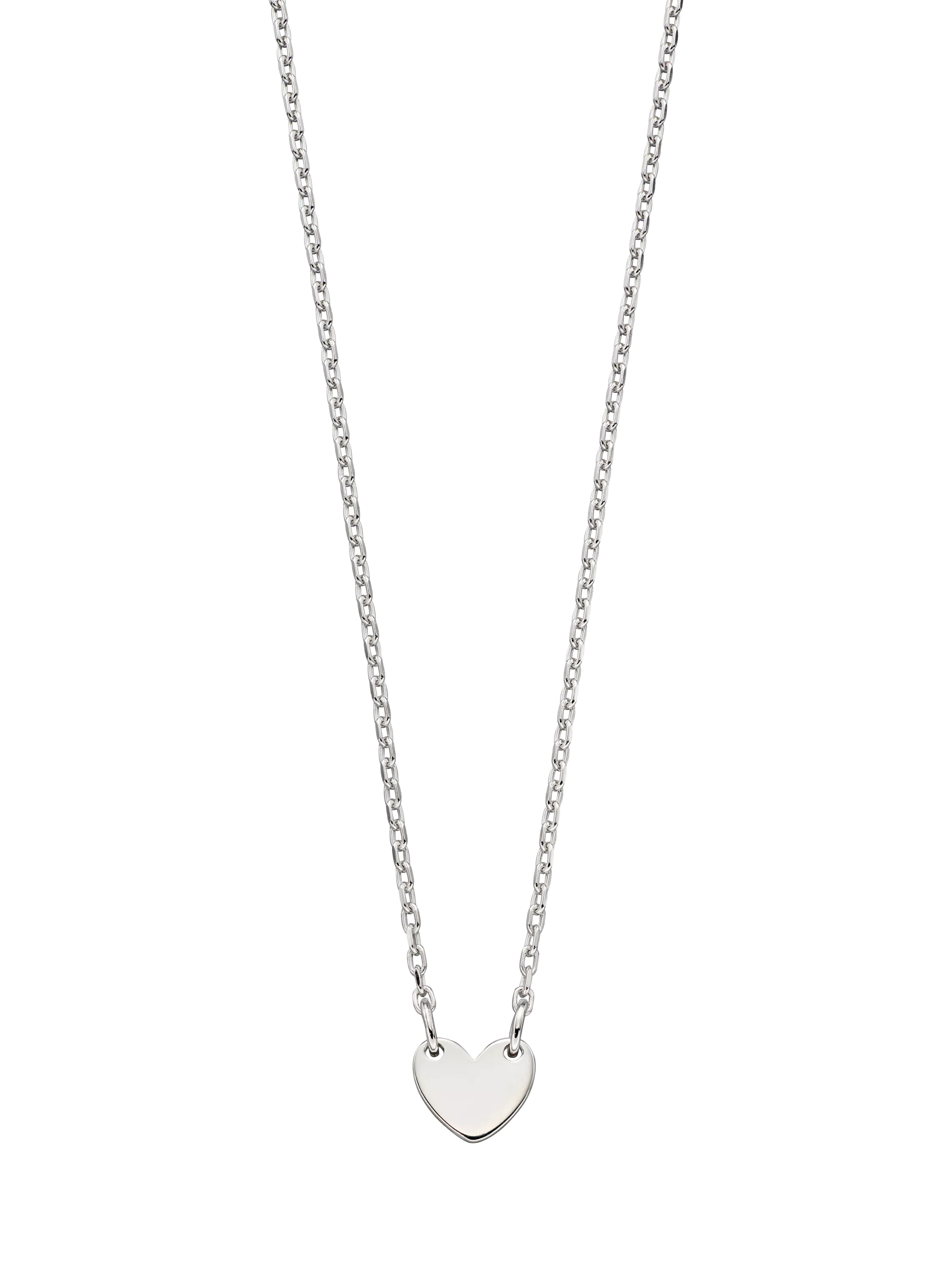 Little Star Lexi silver heart necklace for girls (British brand)
