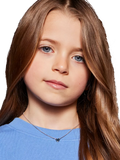 Little Star Lexi silver heart necklace for girls (British brand)