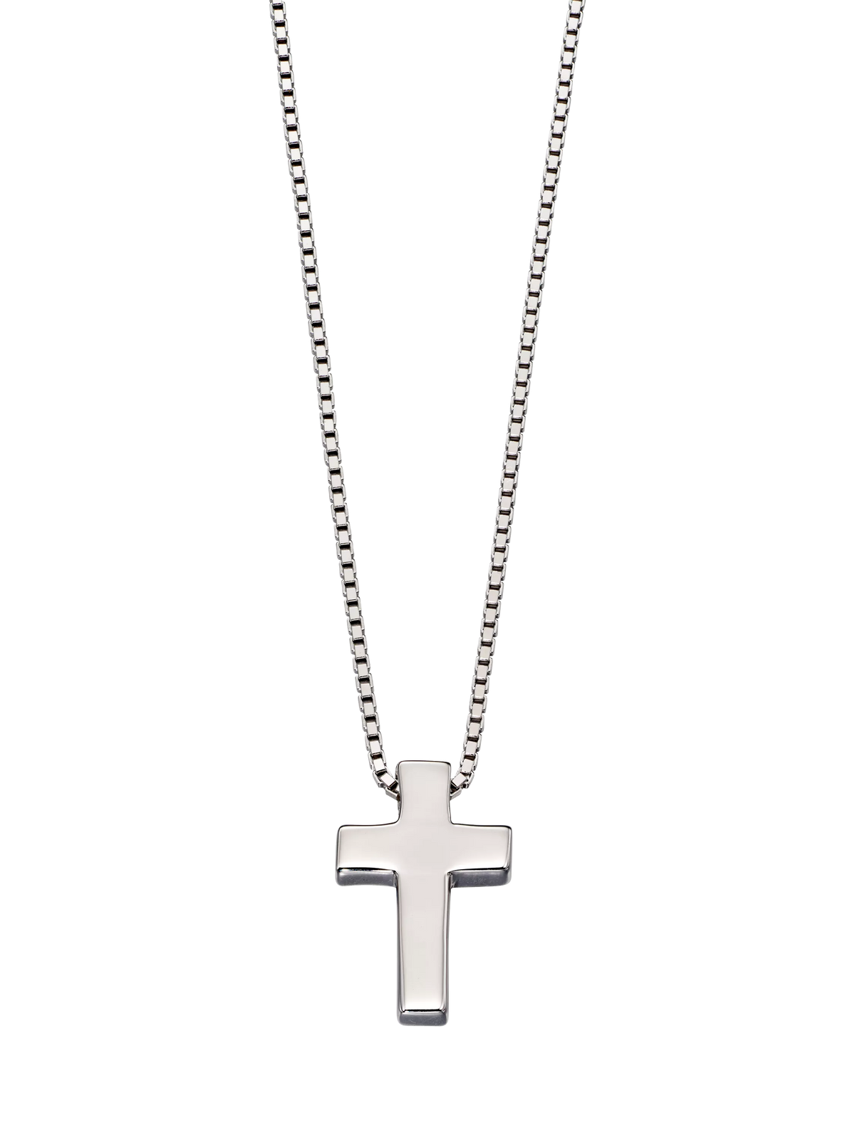 Little Star silver cross pendant necklace for boys - British product