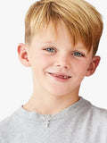Little Star silver cross pendant necklace for boys - British product