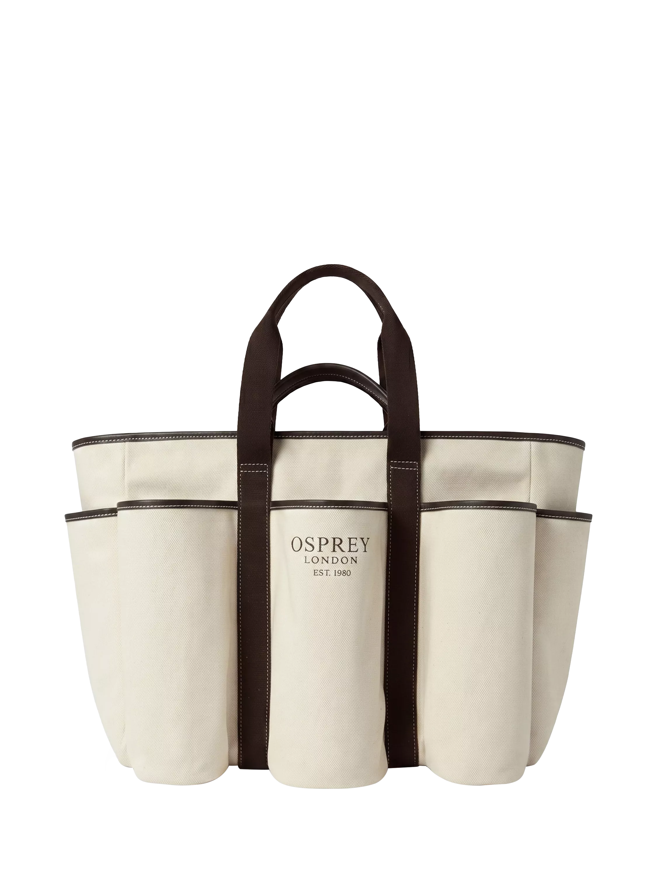 OSPREY LONDON Great Gaddesden picnic bag with leather trim - (British brand)