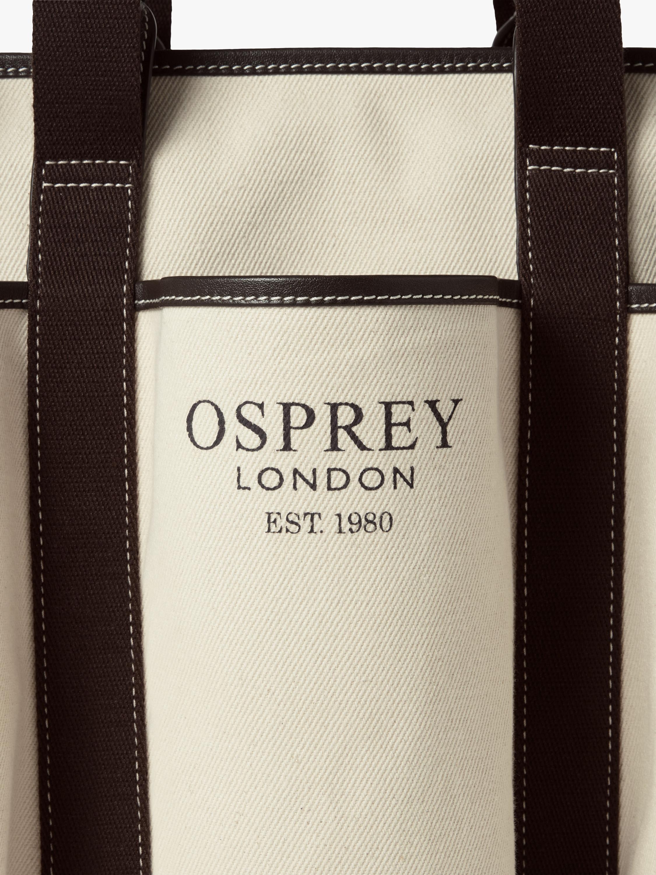 OSPREY LONDON Great Gaddesden picnic bag with leather trim - (British brand)