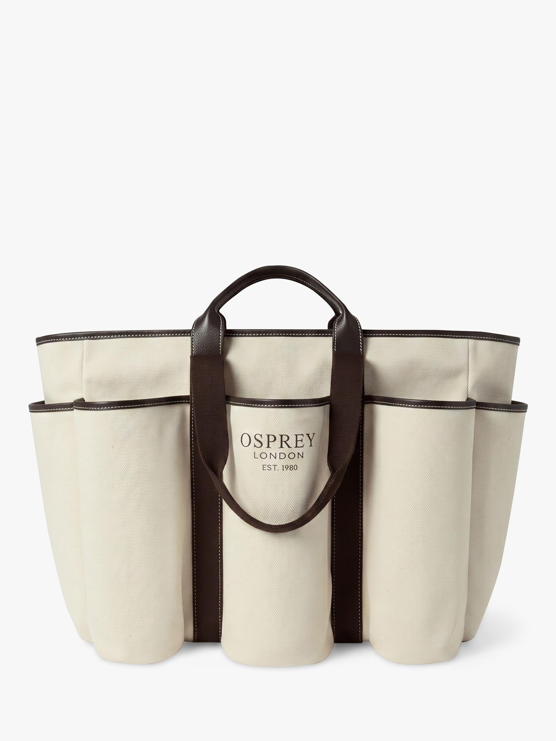 OSPREY LONDON Great Gaddesden picnic bag with leather trim - (British brand)