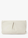 Osprey London Carina Luxe leather shrug bag light stone - British product