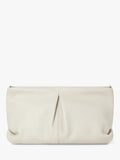 Osprey London Carina Luxe leather shrug bag light stone - British product