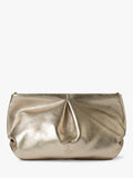 Osprey London Carina Luxe leather shrug bag metallic gold (British brand)