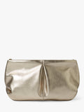 Osprey London Carina Luxe leather shrug bag metallic gold (British brand)