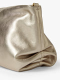 Osprey London Carina Luxe leather shrug bag metallic gold (British brand)