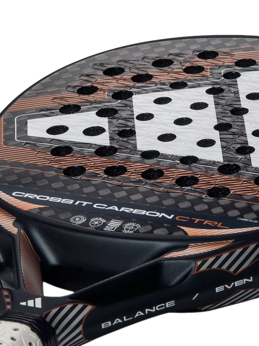 adidas Cross It Carbon Control padel racket, imported from the UK