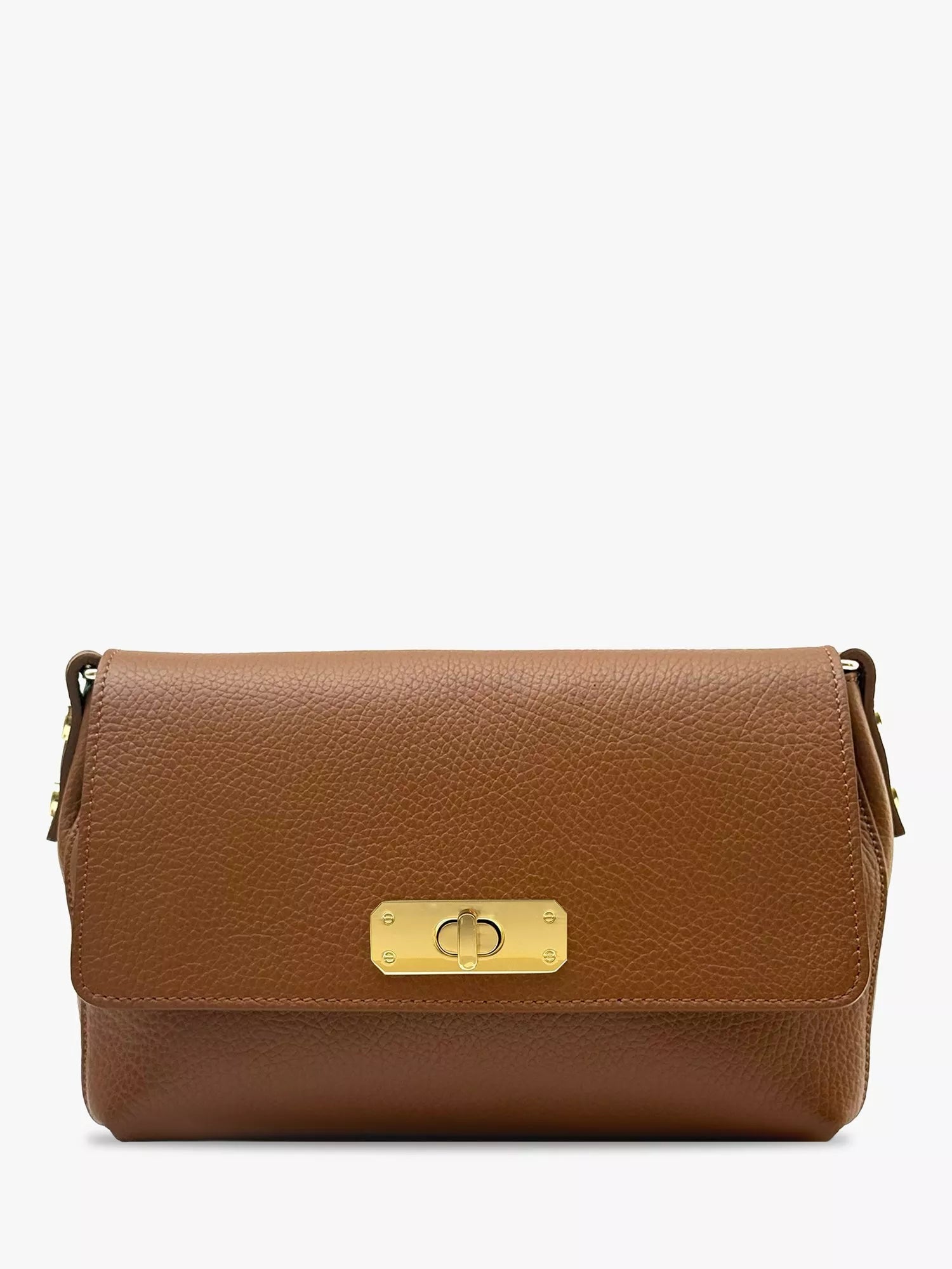 Apatchy London Maisie Midi Leather Bag in Tan, UK version