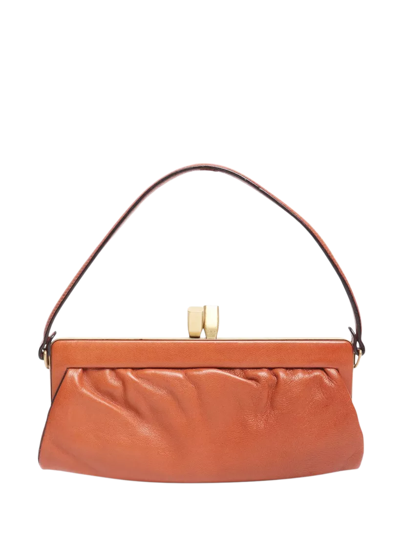 Pre-loved Chloe leather mini bag tan - British product