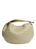 Bottega Veneta Sardine top handle bag sage green lambskin, UK version