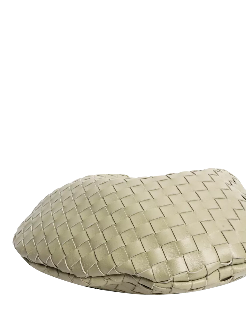 Bottega Veneta Sardine top handle bag sage green lambskin, UK version