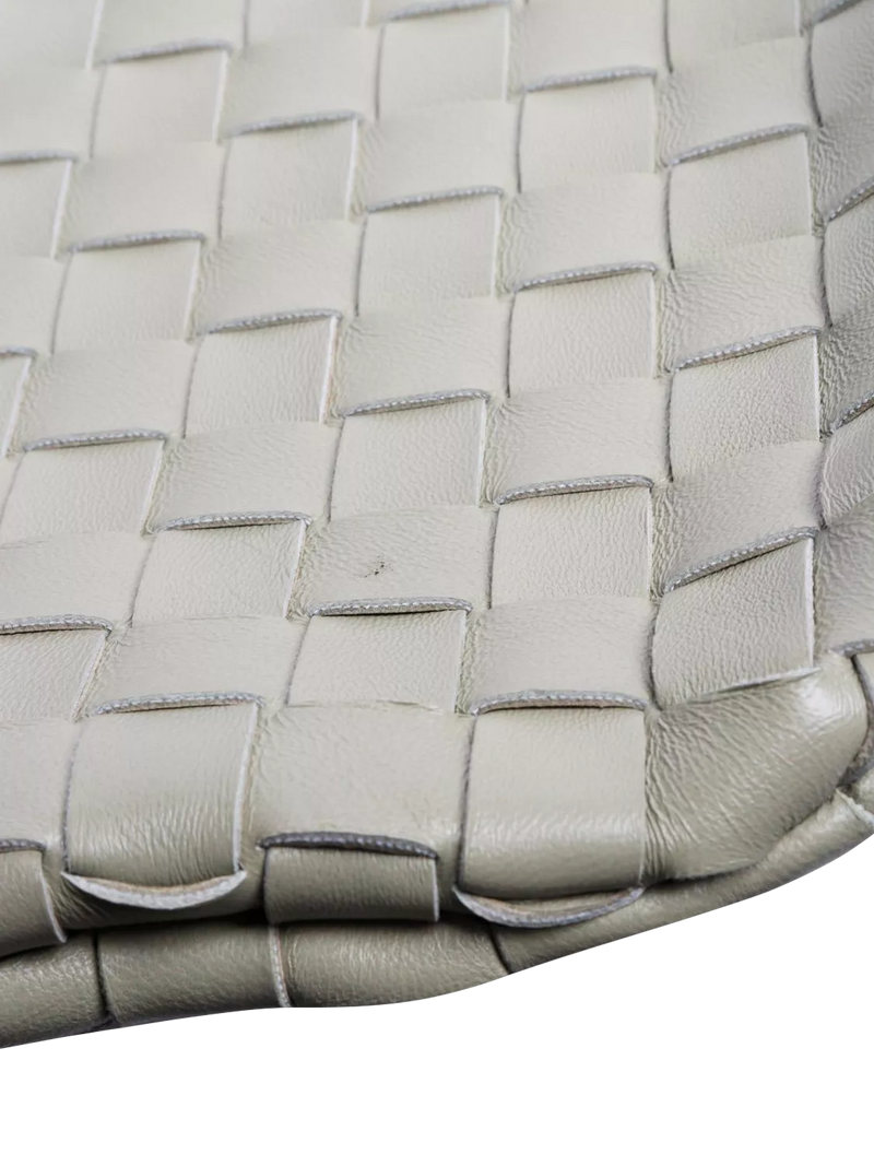 Bottega Veneta Sardine top handle bag sage green lambskin, UK version
