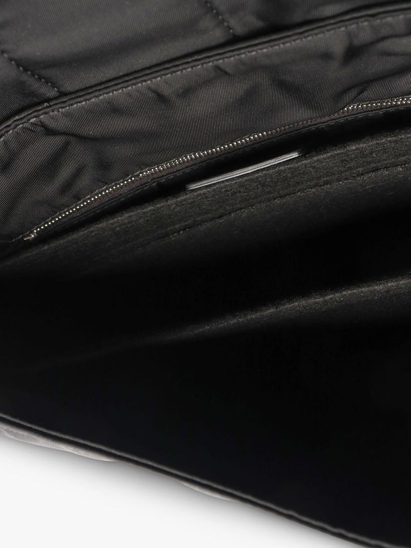 Fendi black nylon baguette bag pre-loved - British product