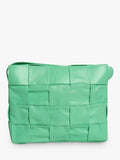 Bottega Veneta mint green Cassette leather bag pre-loved (British brand)