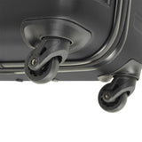 Rock Byron hardside luggage set black 3-piece, imported from the UK