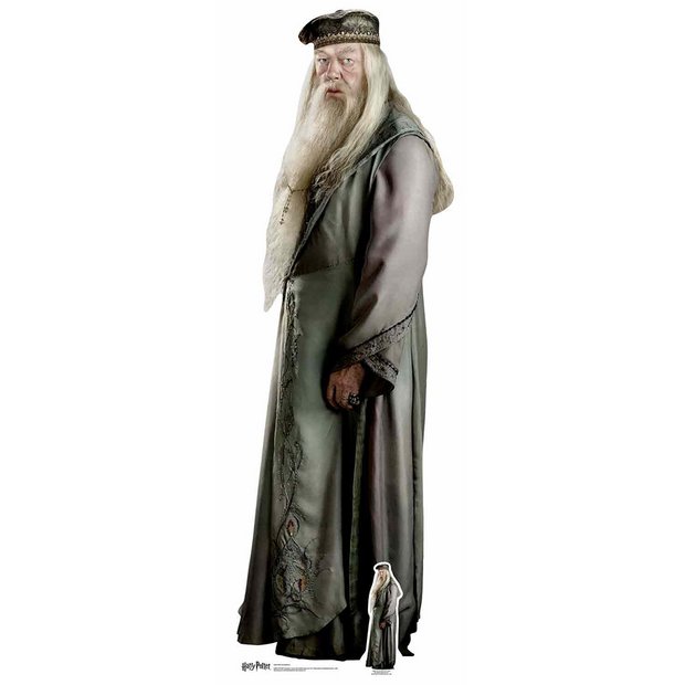 Harry Potter Dumbledore life-size cardboard cutout for decorations (British brand)